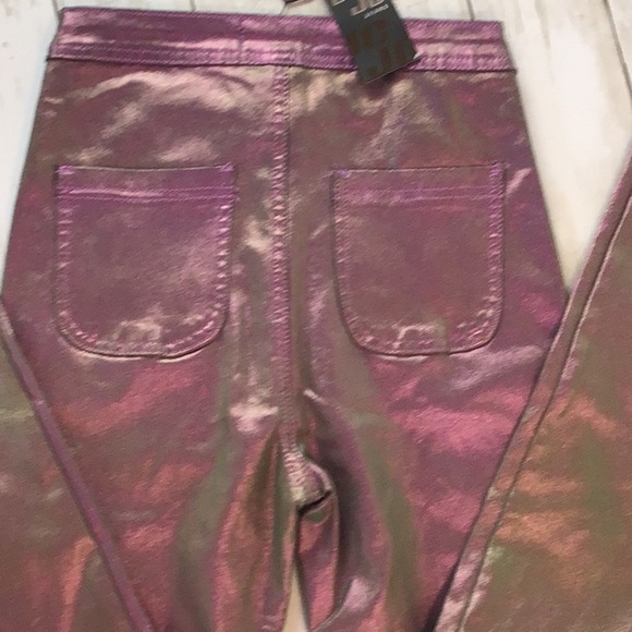 NWT JC & JQ Metallic Jeans size medium - Picture 8 of 8